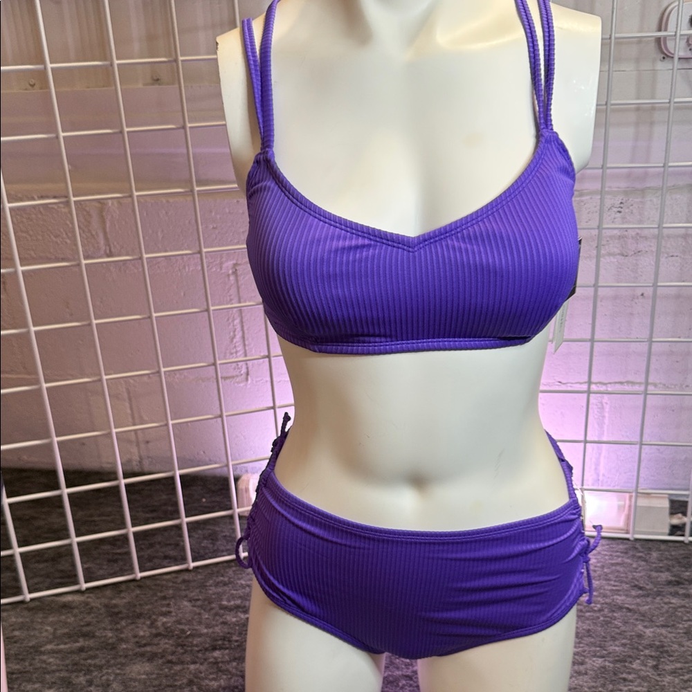 Salt + Cove Vibrant Purple Bikini Set